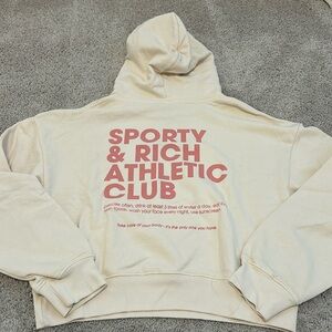 Sporty & Rich Athretic Club *cropped hoodie